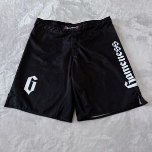 Gameness Black Athletic Training Shorts Men's Size 38 MMA Jiu Jitsu Fight